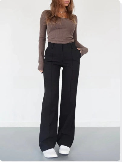 AMY | Straigt Leg Pantalon